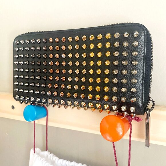 Christian Louboutin Panettone Multishade Metallic Zippy Long Wallet w/ Dust Bag - Picture 5 of 15